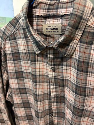 Camisa Sfera cuadros talla M
