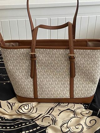 Bolso Michael Kors Beige y Marrón