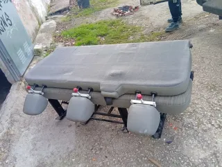 Asientos Dobles Furgoneta Negro