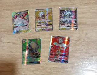 Cartas Pokémon GX (5 unidades)