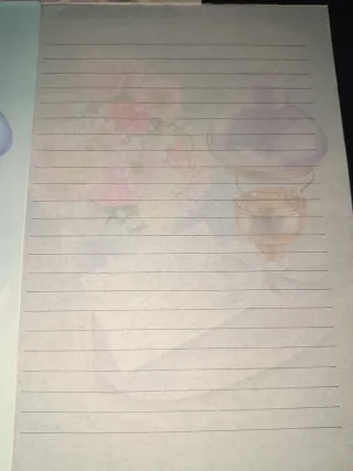 Portada y carta Perfumada Sunny