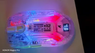 Ratón Gaming RGB Transparente