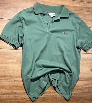 Polo Verde Lacoste Clásico
