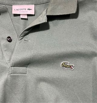 Polo Verde Lacoste Clásico