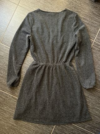 Vestito Terranova nero glitter XS