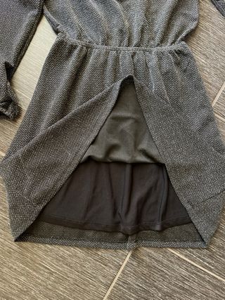 Vestito Terranova nero glitter XS