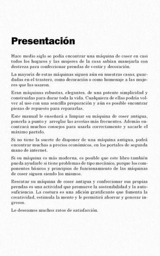 LIBRO COMO REPARAR SU MÁQUINA DE COSER CLÁSICA