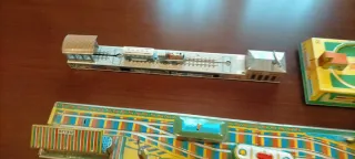 Lote Juguetes Hojalata Trenes y Coches