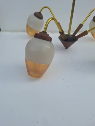 Lámpara colgante retro años 50