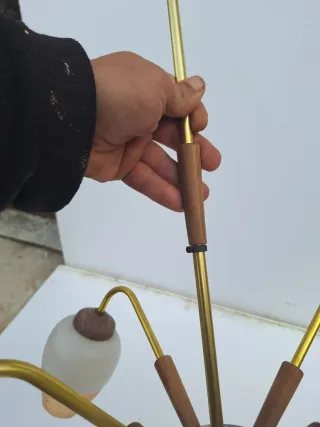 Lámpara colgante retro años 50