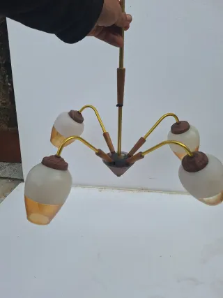 Lámpara colgante retro años 50