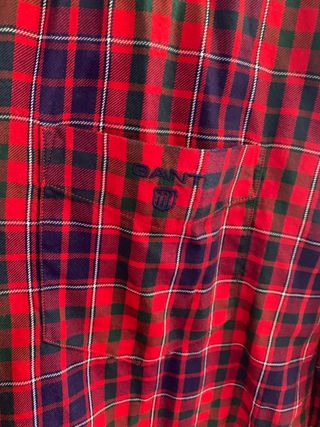 Camisa Gant Cuadros Hillsdale Twill XXL