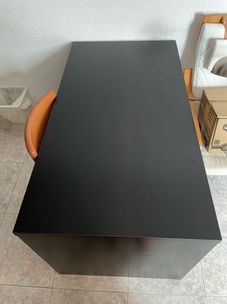 Escritorio IKEA Negro Amplio