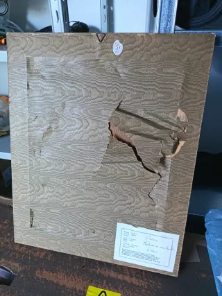 Quadro Vintage "Madonna con Bimbo" in Rilievo - 30