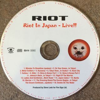 Riot – Live In Japan Digi CD Enhanced Judas Priest