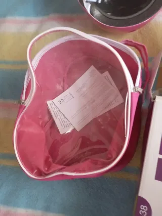 Patines en línea niña con protecciones casco