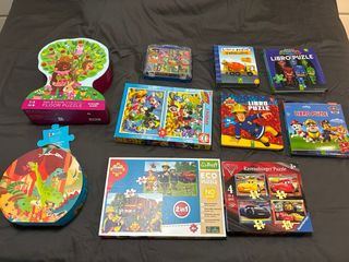 Lote de 10 puzzles infantiles