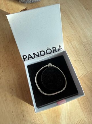 Pulsera Pandora Serpiente 18cm Plata