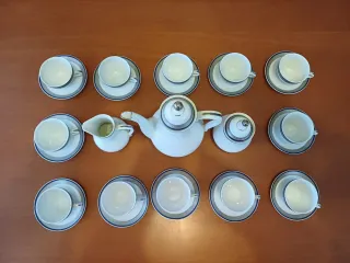 Juego de café de porcelana