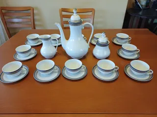 Juego de café de porcelana