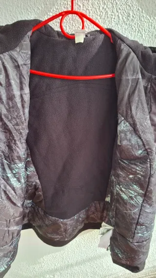 Chaqueta Quechua Mujer Gris y Negra