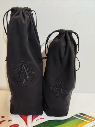 2 bottiglie vuote Armand de Brignac Gold