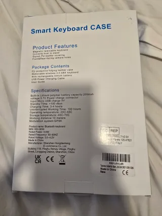 Funda con Teclado inalambrico Upworld Samsung Gal