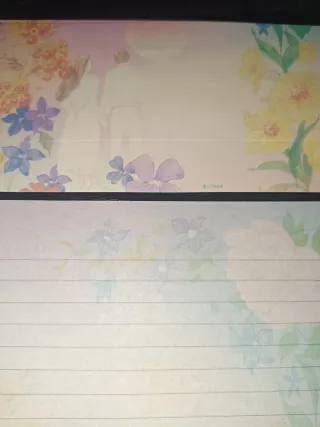 Portada y carta Perfumada Sunny