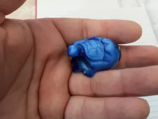 Miniatura tartaruga blu in pietra