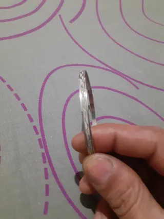 Pulsera de plata con diseño