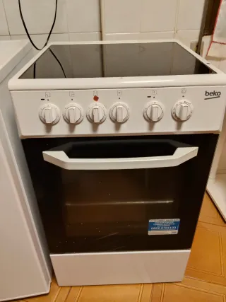Cocina Eléctrica Beko Blanca