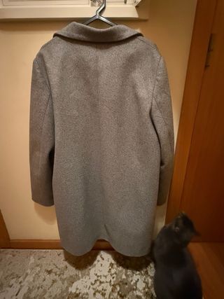 Zara Casaco Corte Reto Cinza