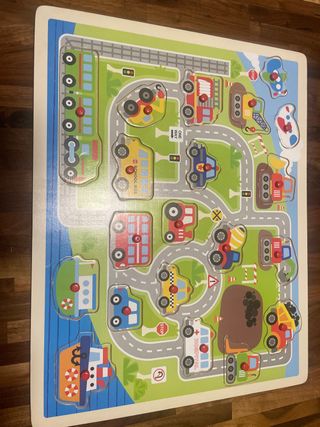 Juego madera vehículos bebé