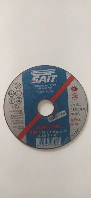 Discos radial pequeña de corte y desbaste