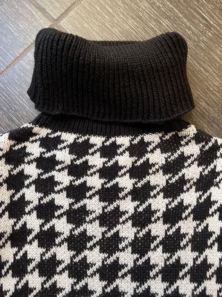 Maglioncino collo alto pied de poule