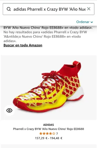 Adidas Pharrell x Crazy BYW Año Nuevo Chino