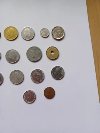 Lote monedas antiguas España
