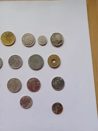 Lote monedas antiguas España