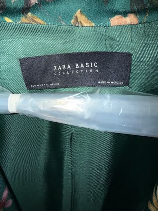 Blazer Zara floral tamanho único
