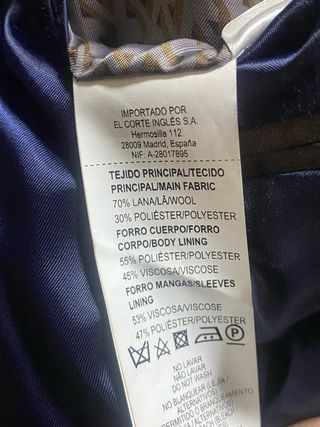 Traje azul marino Dustin chaqueta y pantalón