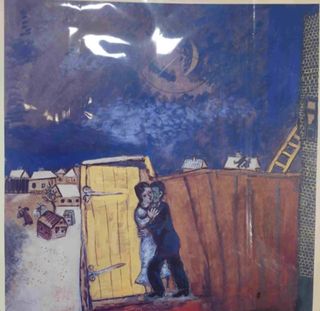 POSTER REPRODUCCION DE CUADRO DE CHAGAL