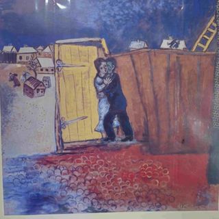 POSTER REPRODUCCION DE CUADRO DE CHAGAL