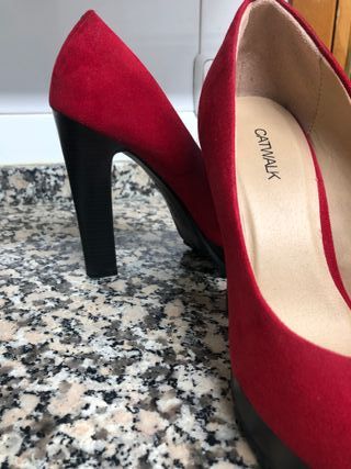 Zapatos de tacón rojos CATWALK