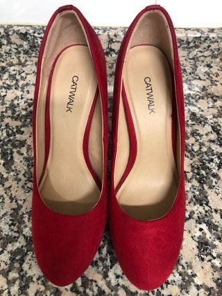 Zapatos de tacón rojos CATWALK