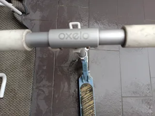 Patinete azul plegable