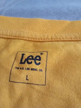 Camiseta Lee Chico Talla L Amarilla