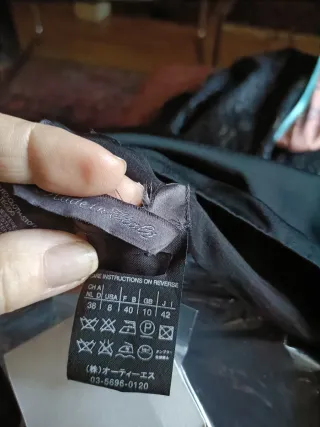 Abito elegante nero in raso con  fiocchi