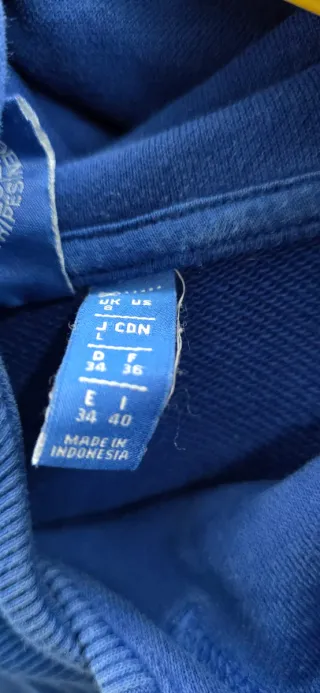 Sudadera Adidas Originals Talla 34 Azul