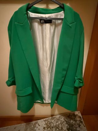 Blazer Zara Verde