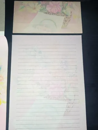 Portada y carta Perfumada Sunny